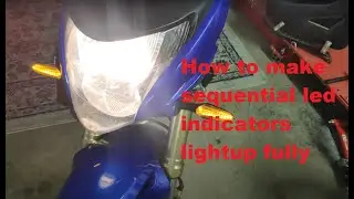 Led sequential indicator FIX - Relay Bypass