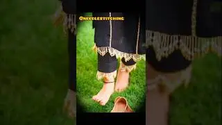 Trendy punjabi suit/designer suit with lace/black suit design#yt#shorts#suit#trending#diy#fyp#sewing