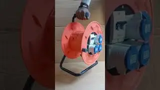 Extension Cable Reel Industrial 3 socket 16A 3pin with mcb Greatselec   @theindustrymart