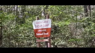 Badin Lake Group Camp #badinlake #uwharrie #camping #uwharrienationalforest #groupcamping