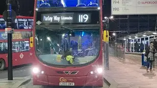Original Blinds/Thrash: Go Ahead London Volvo B9TL Wright Gemini 2 WVL366 LX60 DWV Route 119