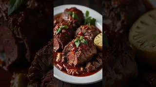 🌾🍅🥩 🇮🇹  Italian Beef Braciole Recipe 🍖🧅🧄