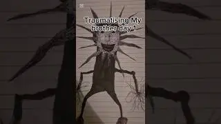 Traumatising my brother. day 1. 💀🫡 Analog Horror creation