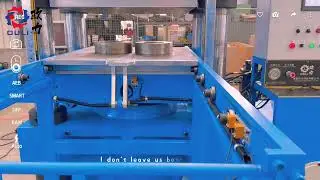 Column type double layer rubber vulcanizing machine with automatic push-pull system high efficiency
