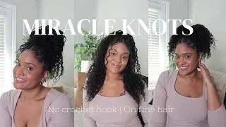 Miracle Knots on Fine Hair | Testing 3 Methods (Including braid-in & no crochet hook)