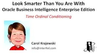 OBIEE Time Ordinal Conditioning
