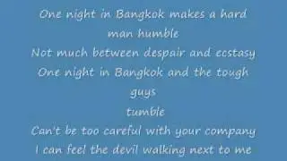 One night in Bangkok lyrics.wmv