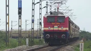 Secunderabad - Vellankanni SPECIAL Express Train | Red Monster WAP4 vs Green Monster WAG9 | I R