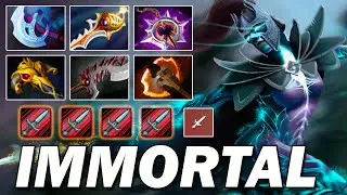 Бессмертный ранг Phantom Assassin БОГОподобный игровой процесс | 19 убийств PA Carry Dota 2!