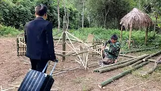 from a top CEO but returned to the countryside to grow vegetables and make a giant water wheel