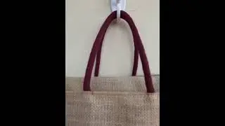 Jute gift bags with handles