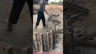 Hammering Pre-Cut Excavator Tracks to Separation