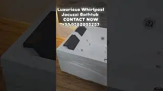 Luxury Whirlpool Jacuzzi Tubs  @QUASAYBATHINDIAN #bathtub #homespa #quasay #jacuzzi #jacuzzibath