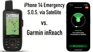 iPhone 14 Emergency SOS via Satellite vs Garmin inReach