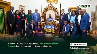 SSNIT Director-General, Mr Kwasi Afreh Biney, introduced to Asantehene