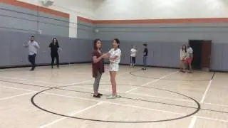 Lead's Ocho in Night Club 2-Step - UT Austin Social Dance - Oct 21, 2016