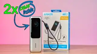 Лучший внешний аккумулятор! Обзор внешнего аккумулятора Anker для ноутбука (25 кОм, 165 Вт, встро...