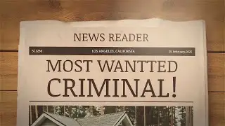 Cinematic Newspaper: Premiere Pro template