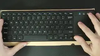 Review teclado + touch pad Avatto comprado no Aliexpress