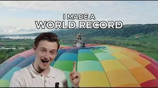 I played Drums on top of a Hot Air Ballon (World Record)