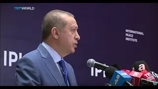 Erdogan Gulf Tour: Erdogan: Refugee safe zone needs to be set up