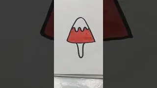 Diy Ice cream from art 💙Easy kids craft ideas🪀😱#shorts​ #youtubeshorts​ #funny​ #craft​ #diy​ #kids​