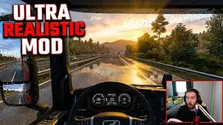 ETS 2 PNG + Snowy Moon mod, most authentic realistic graphics expirience
