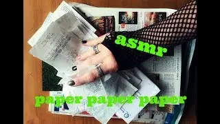 ASMR | RECEIPT SORTING | PAPER TEARING | PAGE TURNING | PAPER CRUMPLING | NO WHISPERING