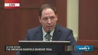 Brendan Banfield testifies to why he fired his gun at Joseph Ryan during double murder trial