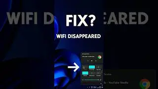 WiFi not Showing in Windows 11
