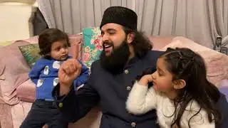 Shaykh Hassan Haseeb ur Rehman sahib With Their Child's @ Home Eidgah Sharif 2021