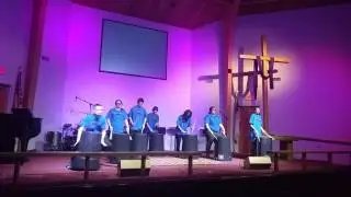 Trash Can Drum Performance by Rooted Youth Group