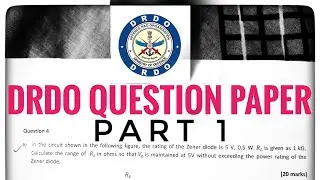 DRDO Exam Question paper, Part 1