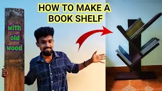 HOW TO MAKE A DIY TREE BOOK SHELF AT HOME|DIY BOOK SHELF MALAYALAM