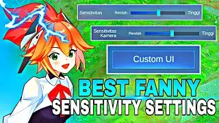 BEST FANNY SENSITIVITY SETTINGS ON ANDROID DEVICE | FANNY GAMEPLAY - Mobilegends