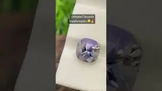 Unheated Tanzanite with more than 4 color Blue ,,Brown,purple , Precision CutClean Weight -2.39ct