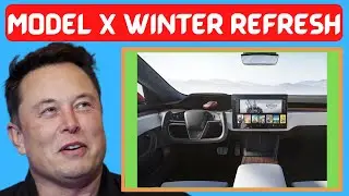 Tesla MODEL X INTERIOR Winter 2021 REFRESH!