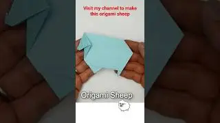 Let's make sheep paper origami #origami #diy #origamitutorial #origamiart #origami sheep