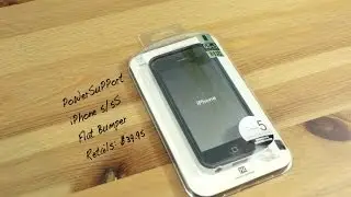PowerSupport iPhone 5/5S Review+Install Flat Bumper