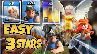 Clash of Clans New Army 3 stars easily Without siege machine Th11 New army