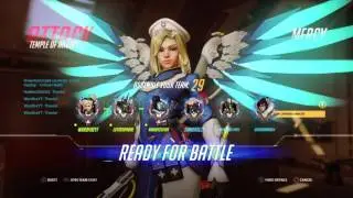 Overwatch - Mercy Take 10 - Competitive Temple of Anubis - w/Wardfire