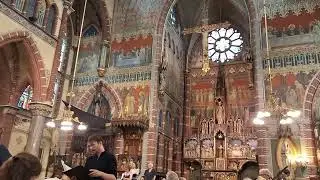 Rehearsal for Hymns of Joy , DOMINICUSKERK AMSTERDAM