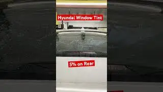 15% Tint on 2 Front & 5% Rears #windowtinting #service #cars #hyundai #draketaughtme #cartint