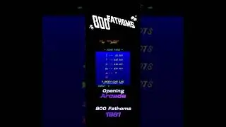 800 Fathoms Opening Arcade #arcade #videogames #retrogames #Retro #videojuegos #intro #800 #fathom