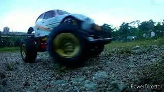 Tamiya Monster Beetle 1st Bashing last year #tamiya #rc #vintage