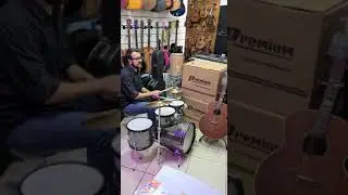 Bateria Completa Infantil Premium Dx-45j Kids C/ Prato Banco