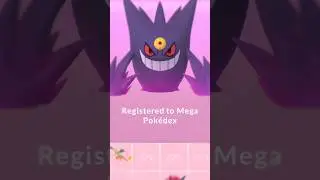 Finally mega evolving Gengar | Gengar mega evolution #anime