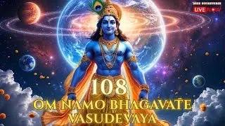 Om Namo Bhagavate Vasudevaya 108x 🔱 Vishnu Meditation Chant Live | Sree DivineVerse
