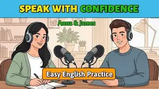 How To Speak With Confidence | Learn English Natural With Anna & James