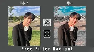 Edit Photo-Filter Radiant  | Free QR Code in Polarr | Polarr Tutorial